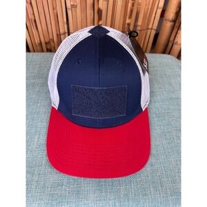 NWT 5.11 Tactical Flag Bearer Trucker Cap 2.0 Hat Navy Red White